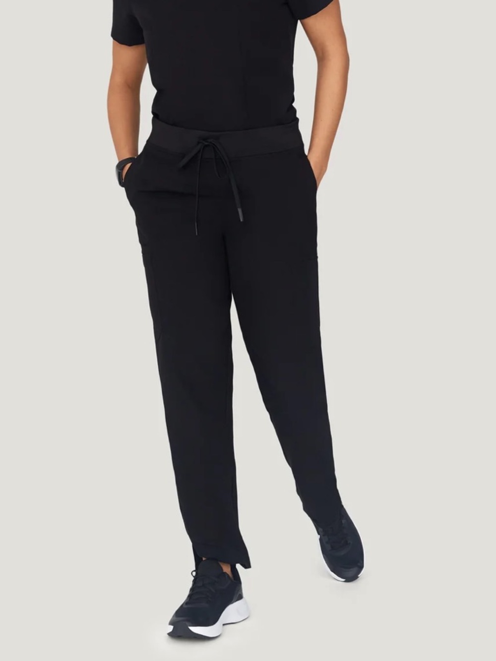 Everyday Black Drawstring Joggers - Women